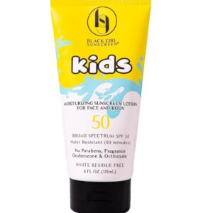 Black Girl Sunscreen For Kids SPF 50, 6 Oz