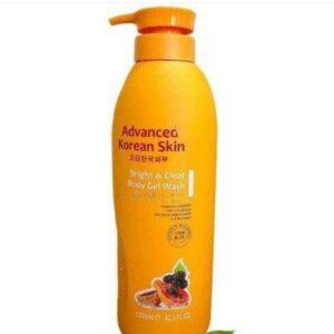 ADVANCED KOREAN SKIN Bright & Clear Body Gel Wash with Vitamin C & E – 1200ml