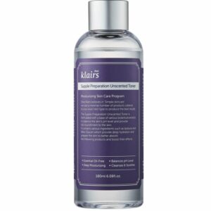 Dear Klairs Supple Preparation Unscented Toner – 6.08 fl oz (180ml)