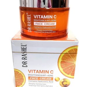 Dr Rashel Vitamin C Face Cream - Hyaluronic Acid , Anti Aging and Collagen Moisturizer 50g(1.76 oz)