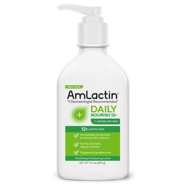 Amlactin Daily Nourish Lotion with 12% Lactic Acid – 7.9oz / 225g