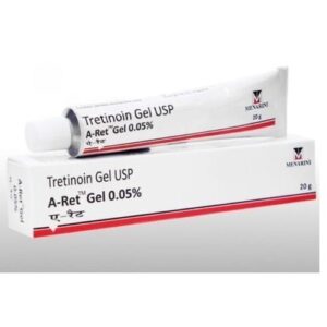 Menarini A-Ret Tretinoin 0.05 Gel (Retin-A) – 20g