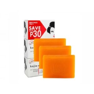 Kojie San Skin Lightening Kojic Acid Soap 3-in-1 Bar (100g x 3)