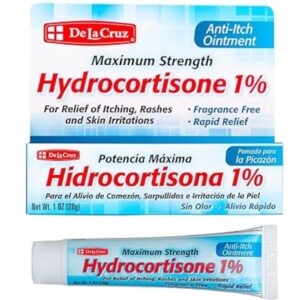 De La Cruz® 1% Hydrocortisone Anti-Itch Ointment – 1oz (28g)