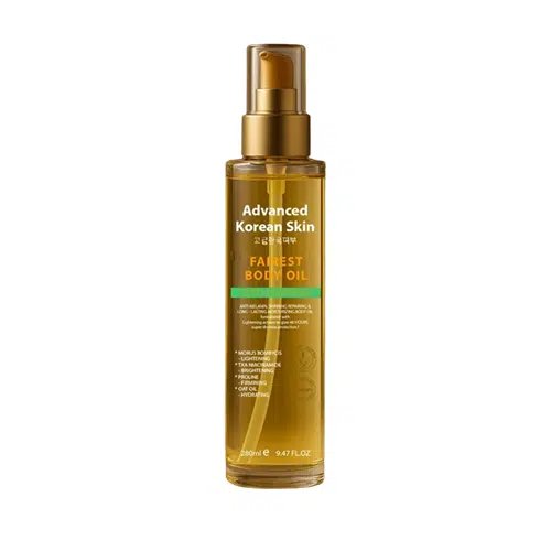 Advanced Korean Fairest Skin Lightening Body Oil – 280ml