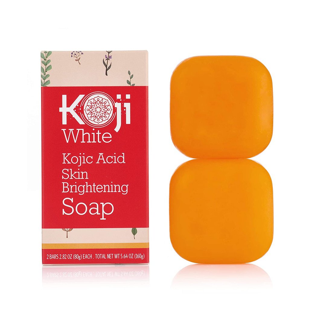 Koji White Kojic Acid Skin Brightening Soap - 2 Bars (5.64oz / 160g)