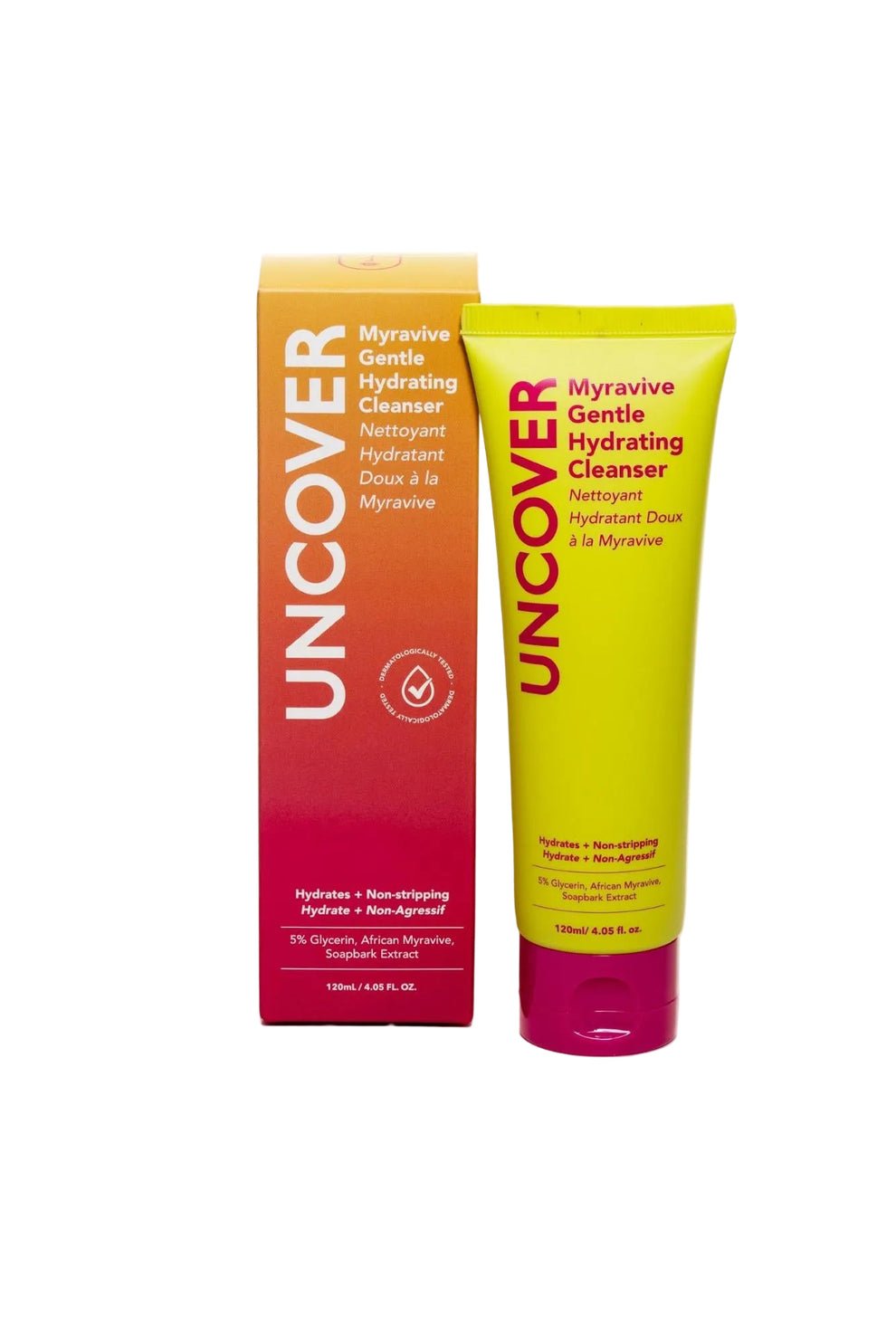 Uncover Myravive Gentle Hydrating Cleanser (120ml)