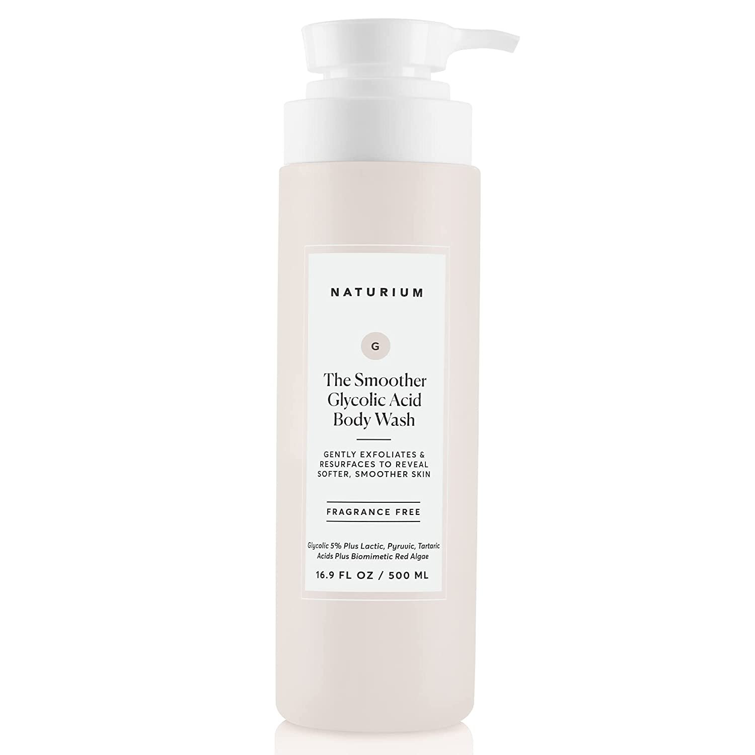 Naturium The Smoother Glycolic Acid Exfoliating Body Wash (16.9 fl oz / 500 ml)