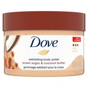 Dove Exfoliating Body Polish – Brown Sugar & Coconut Butter (10.5 oz)