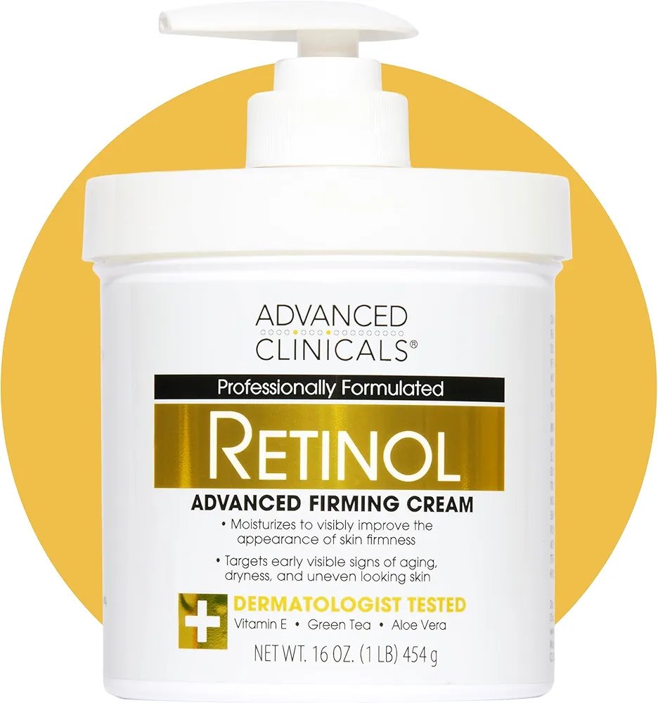 Advanced Clinicals Retinol Advanced Firming Cream – 454g