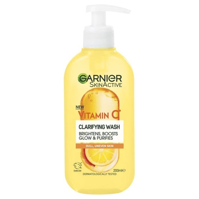 Garnier SkinActive Vitamin C Clarifying Wash – Cleansing Face Gel (200ml)